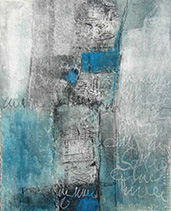 Rosemarie De
                                  Noronha � Zeichens�ule, 2008, 50 x 40
                                  cm, Mischtechnik auf Karton